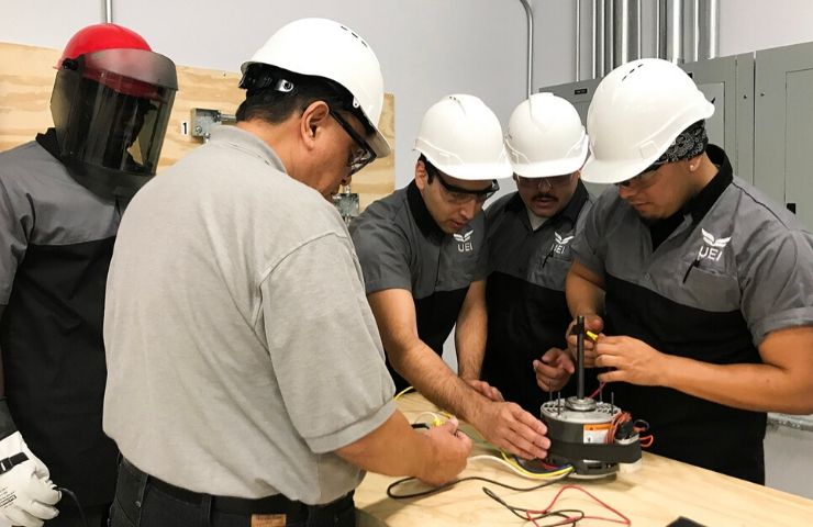 UEI College students
