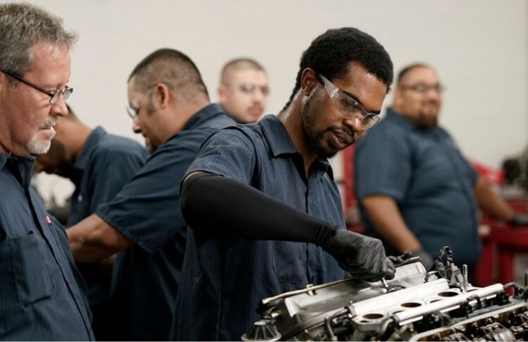 UEI College students