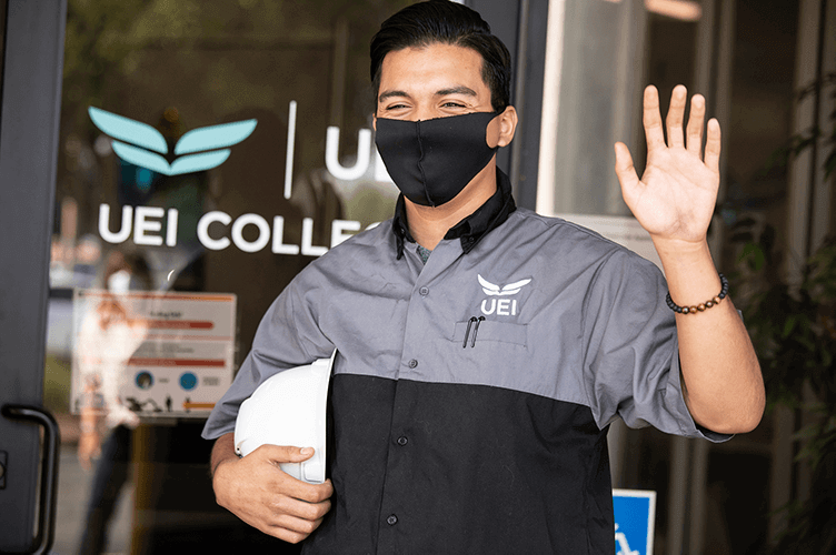 UEI college male student